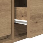 Meuble TV vidaXL en chêne artisan de 100x31x25 5 cm en bois d'ingénierie