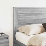 vidaXL Tête de lit Gris Sonoma 120 cm Bois d'ingénierie