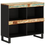 vidaXL Armoire latérale 85x33x75 cm bois massif de récupération