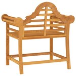 vidaXL Chaise de jardin 88x60x92 cm bois de teck massif