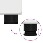 vidaXL Ensemble de mobilier de salle de bain avec tiroir TULUM Blanc