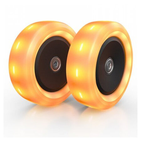 Nexo Roues pour trottinette 120x40mm LED Orange