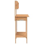 vidaXL Table de rempotage avec évier marron bois massif de sapin