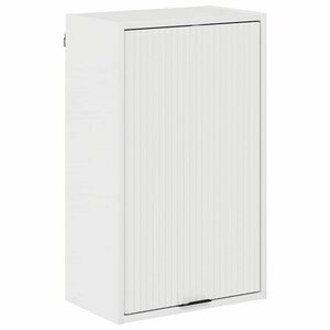 vidaXL Cabinet de salle de bain Blanc brillant 39 x 23 5 x 65 cm