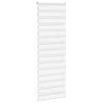 vidaXL Store zèbre blanc 80x230 cm largeur du tissu 75 9 cm polyester
