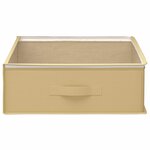vidaXL Boîte de rangement avec fenêtre transparente 2 pc Tissu intissé