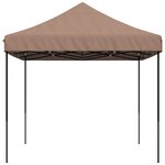 vidaXL Tente de fête Marron 279 x 410 x 315 cm Tissu Oxford