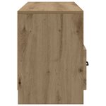 vidaXL Meuble TV 102 x 34 5 x 47 cm Chêne artisanal Bois d'ingénierie