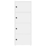 vidaXL Bibliothèque blanc 40x24x102 cm bois d'ingénierie