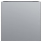 vidaXL Jardinière argenté 62x40x39 cm acier galvanisé