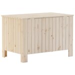 vidaXL Boîte de rangement avec couvercle RANA bois massif de pin
