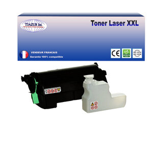 Toner compatible avec ricoh aficio mp501spf  mp601spf remplace  ricoh aficio mp501/mp601 (407824) - 25 000 pages - t3azur