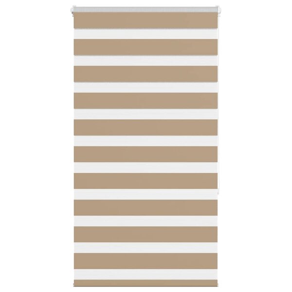 vidaXL Store zèbre marron sable largeur du tissu 80 9 cm polyester