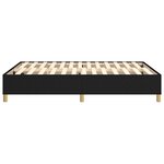 vidaXL Cadre de lit Noir 140x200 cm Tissu