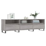 vidaXL Meuble TV sonoma gris 150x30x44 5 cm bois d'ingénierie