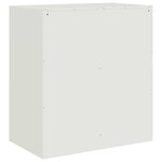 vidaXL Buffet blanc 67x39x73 cm acier