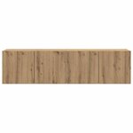 vidaXL Meubles TV muraux 2 Pièces chêne artisanal 80x30x41 cm