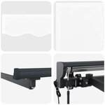 vidaXL Auvent rétractable électrique Blanc 3 x 2 5 m