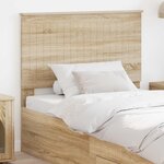 vidaXL Tête de lit Chêne Sonoma 100 cm Bois d'ingénierie