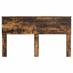 vidaXL Tête de lit Chêne fumé 150 cm Bois d'ingénierie