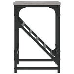 vidaXL Étagère à chaussures sonoma gris 60x30x45 cm bois d'ingénierie