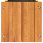 vidaXL Jardinière 25x25x25 cm bois massif d'acacia