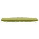 vidaXL Coussin de Dos Vert clair 200 x 19 x 50 cm tissu