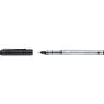 Faber-Castell Roller Free Ink Stylo à bille à encre liquide - Pointe conique 0 5 mm - Largeur de trait extra fine - Clip en métal - Couleur Noir