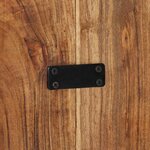 vidaXL Tête de lit 200 cm bois massif d'acacia