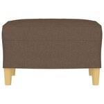 vidaXL Repose-pied Marron 60x50x41 cm Tissu