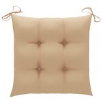 vidaXL Chaises de jardin avec coussins lot de 8 Bois d'acacia solide