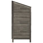 vidaXL Remise de jardin Anthracite 55x52x112 cm Bois de sapin solide