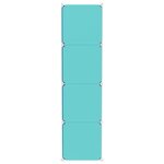 vidaXL Armoire de rangement pour enfants avec 12 cubes Vert PP