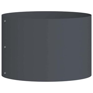 vidaXL Cache-pot de jardin Anthracite 30 x 30 x 20 cm Acier
