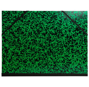Carton à dessin Annonay avec élastiques 26x33cm A4 maxi vert x 10 EXACOMPTA