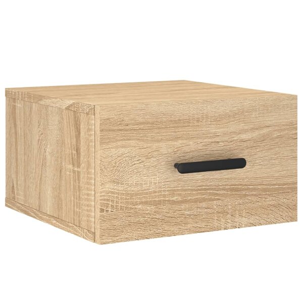 vidaXL Table de chevet murale chêne sonoma 35x35x20 cm