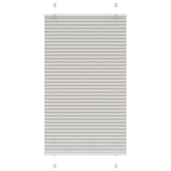 vidaXL Store plissé gris clair 80x150 cm largeur du tissu 79 4 cm
