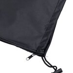 vidaXL Housse de parapluie de jardin noir 136x25/23 5 cm oxford 420D