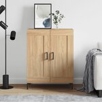 vidaXL Buffet chêne sonoma 69 5x34x90 cm bois d'ingénierie