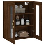 vidaXL Armoire murale chêne marron 69 5x34x90 cm