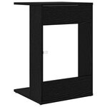 vidaXL Table d'appoint Chêne noir 40 x 38 x 62 5 cm Bois d'ingénierie