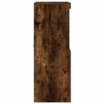 vidaXL Buffet chêne fumé 81x37x100 cm bois d'ingénierie