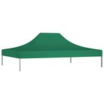 vidaXL Toit de tente de réception 4x3 m Vert 270 g/m²