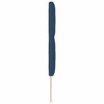 vidaXL Tête de Lit en Tissu Geometric Manuel Bleu foncé 180 cm tissu
