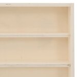 vidaXL Vitrine de collection en bois avec 6 étagères 40x8 5x55 cm