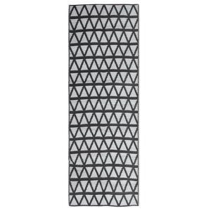 vidaXL Tapis d'extérieur ARAKIL Noir 80x250 cm PP