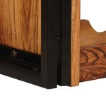 vidaXL Étagère à vin Marron 100 x 45 x 33 cm Bois d'Acacia Massif