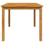 vidaXL Table à manger de jardin 180x90x75 cm bois massif d'acacia