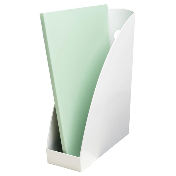 Porte-revues Mag-cube Autentik - Blanc - Exacompta