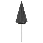 vidaXL Parasol de plage Anthracite 240 cm